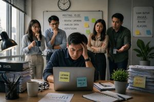 laporan excel bergantung 1 orang